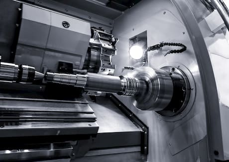 a manufacturing lathe