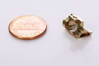 Intricate miniature machining out of magnesium with a dow finish for corrosion resistant